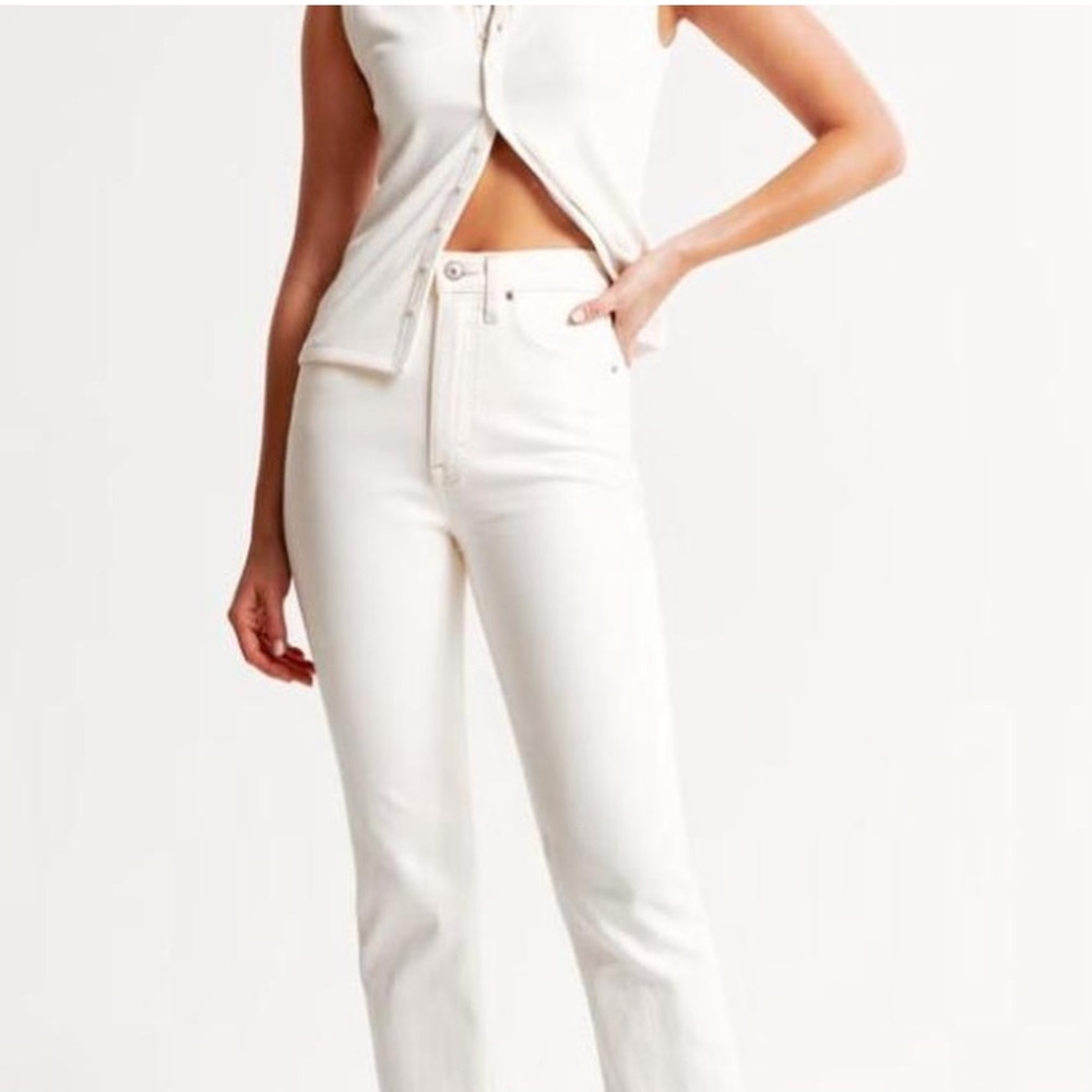 Abercrombie & Fitch Slim Straight Ultra High Rise
